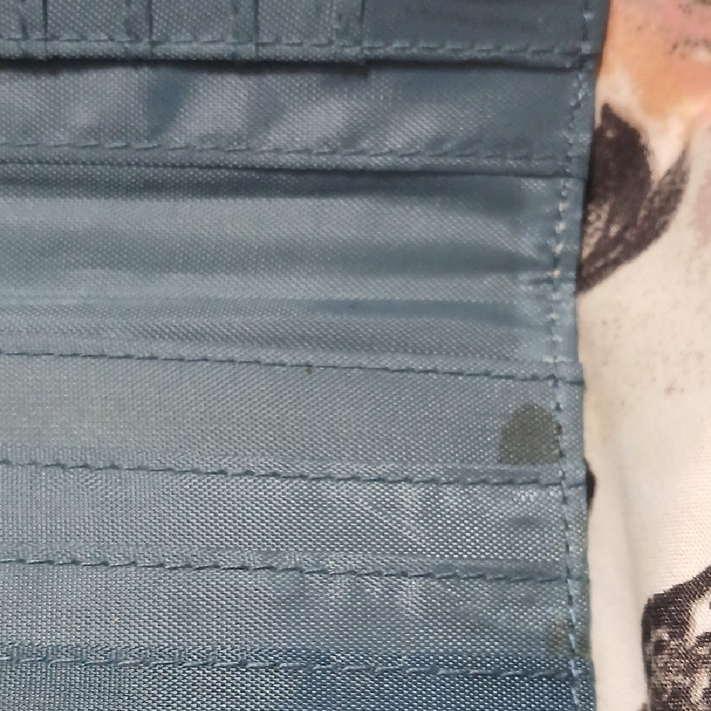 Elegant Blue Owl Print Women's Wallet - Picture 6 of 8